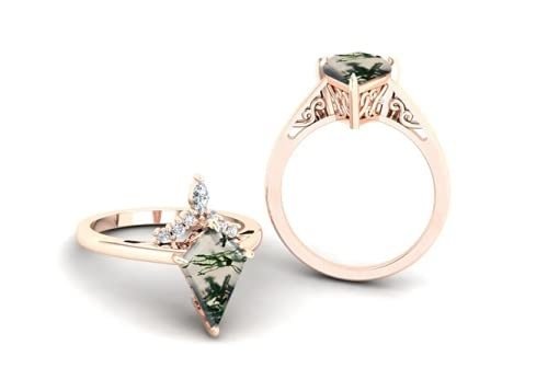 pc145041566-green_genuine_moss_agate_ring_gemstone_beautiful_women_ring Green Genuine Moss Agate Ring , Gemstone Beautiful Women Ring