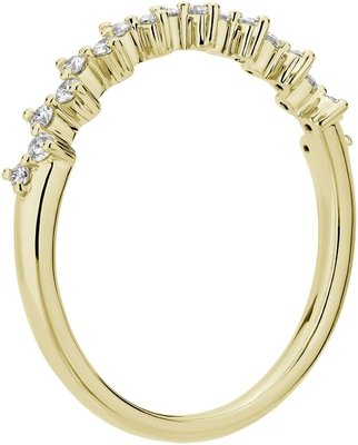 Celestial Stacking Wedding Ring in 9k Yellow Gold For Women