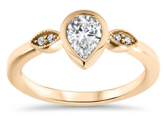 Celestial Stacking Wedding Ring in 9k Yellow Gold For Women