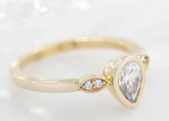 Aimee Diamond Engagement Ring With 0.75 Carat Oval Diamond