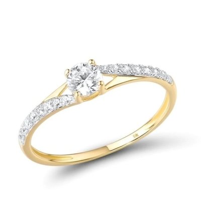 pc145139652-heart_moissanite_solitaire_engagement_women_s_ring_18k_yellow_gold Heart Moissanite Solitaire Engagement Women's Ring 18K Yellow Gold