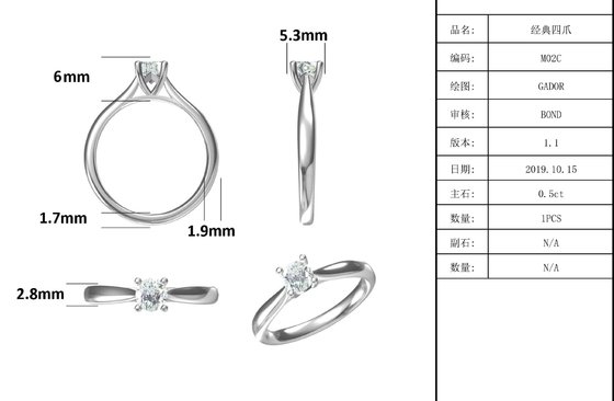 925 Sterling Silver Jewelry Diamond Moissanite Engagement Rings Promise Rings for Women