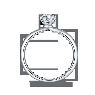 Wholesale Moissanite Jewelry 925 Sterling Silver Wedding Engagement Moissanite Diamond Rings