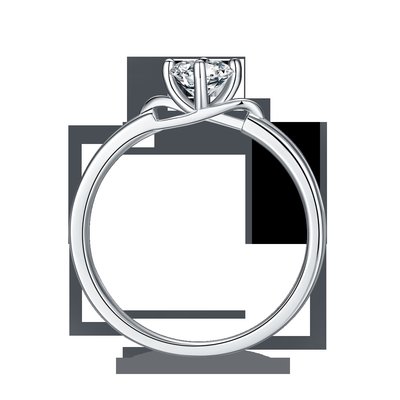 White Square  Moissanite  And  Sapphire Platineve Diamonds Jewelry Women Ring With Silver1.94CTW