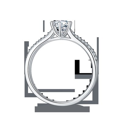 ミニマリストのデザイン9Kゴールドジュエリー、モアッサナイト925シルバーリングセット