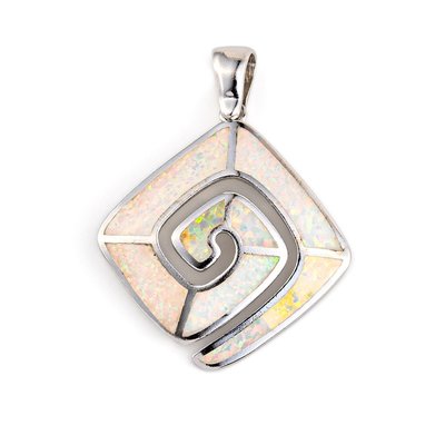pc148988293-retro_style_meander_greek_key_pendant_blue_promise_opal_sterling_silver Retro Style Meander Greek Key Pendant Blue Promise Opal Sterling Silver