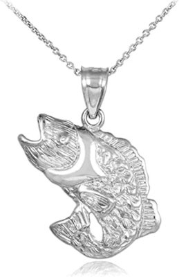 Boma Jewelry Sterling Silver Sea Turtle Animal Pendant Necklace, 18 Inches