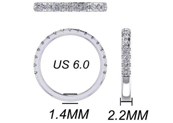 pc36760464-hand_setting_2_45g_14k_solid_gold_jewellery_odm_for_engagement Hand Setting 2.45g 14K Solid Gold Jewellery ODM For Engagement