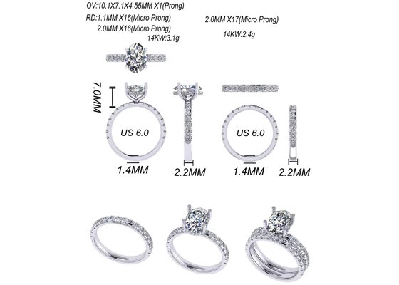 pc36760465-hand_setting_2_45g_14k_solid_gold_jewellery_odm_for_engagement Hand Setting 2.45g 14K Solid Gold Jewellery ODM For Engagement