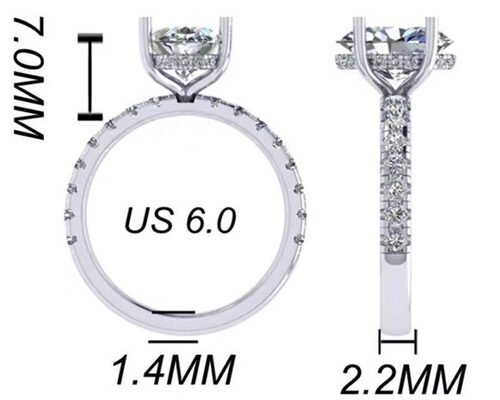 pc36760466-hand_setting_2_45g_14k_solid_gold_jewellery_odm_for_engagement Hand Setting 2.45g 14K Solid Gold Jewellery ODM For Engagement