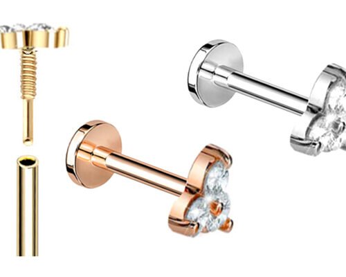 pc36939099_ヘリックス_ゴールド_ボディ_ピアス_ジュエリー_イヤリング_バーベル_形_5mm_8mm_10mm_寸法 螺旋形の金ボディ刺すような宝石類のイヤリングのバーベルの形 5mm 8mm 10mm 次元