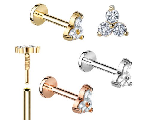 pc36939101-helix_gold_body_piercing_jewelry_earring_barbell_shape_5mm_8mm_10mm_dimension 螺旋形の金ボディ刺すような宝石類のイヤリングのバーベルの形 5mm 8mm 10mm 次元