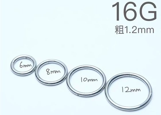 OEM 8mm の Septum リング、記念日のギフトのための鼻の Septum の宝石類