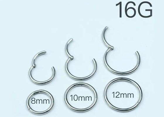 OEM 8mm の Septum リング、記念日のギフトのための鼻の Septum の宝石類