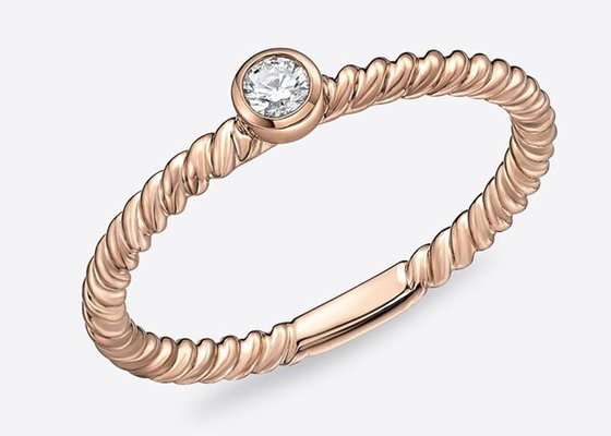 Square Diamond 14k Solid Gold Septum Ring , Hoop Nostril Ring 1.0mm×10mm