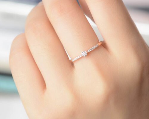 pc37022307-4mm_real_diamond_jewellery_ring_0_25ct_weight_round_cut_for_anniversary_oem 4mm Real Diamond Jewellery ring 0.25ct Weight Round Cut for Anniversary OEM